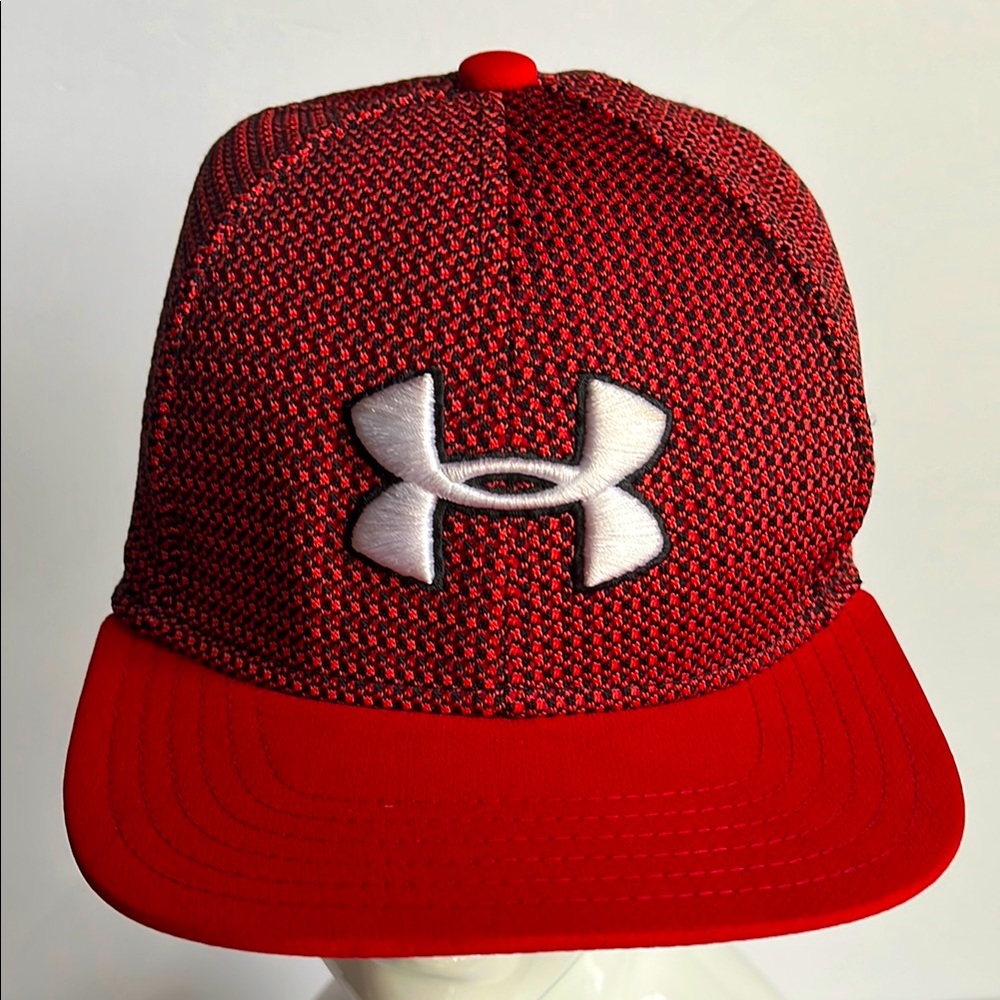 Under Armour Red and Black Baseball Cap Hat